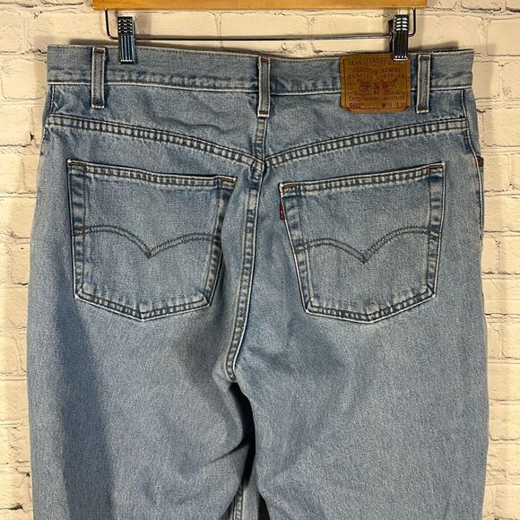 Levi’s Vintage Y2K 560 Jeans Mens Loose Fit Tapered Leg Jeans Denim size W38 L34 - Picture 6 of 9